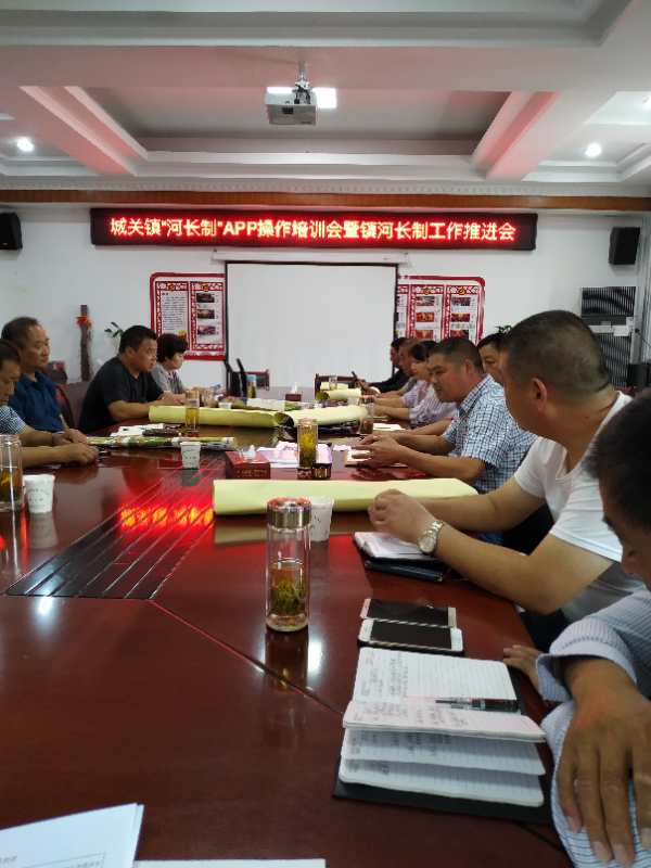 霍邱县城关镇河长制工作推进会