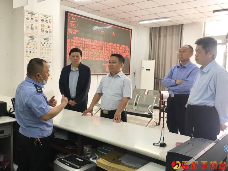 县委书记李煜调研政法队伍教育整顿工作_霍邱县人民