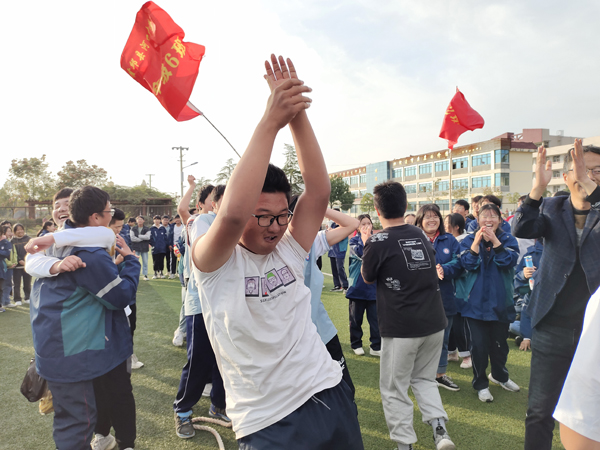 河口中学第38届体育运动会胜利闭幕_霍邱县人民政府