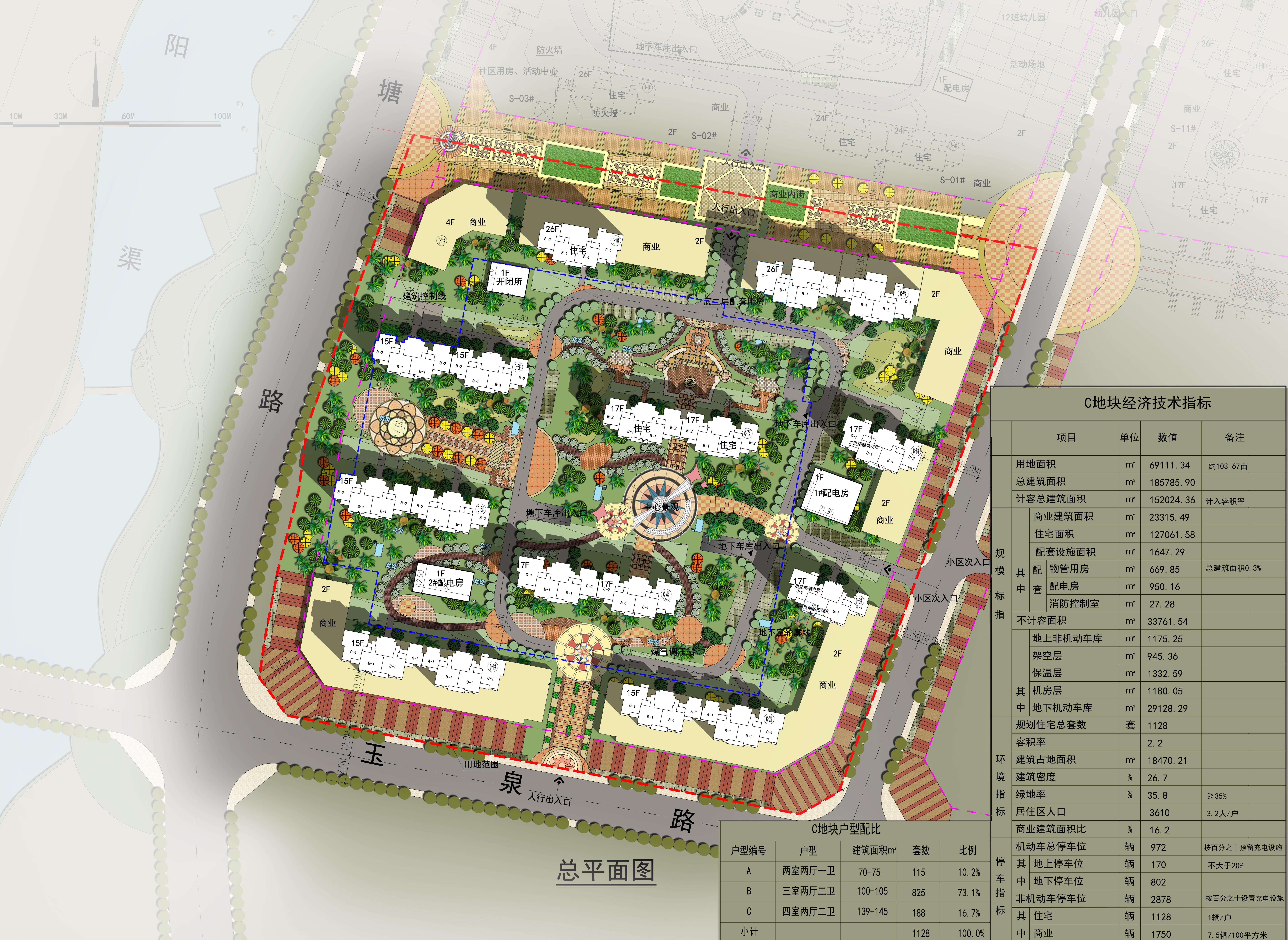 霍邱县城东片区棚户区二期c区安置房规划设计方案批前公示