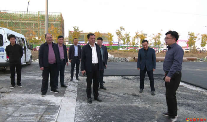 韦能武到合肥高新区霍邱现代产业园调研指导项目建设工作_霍邱县人民