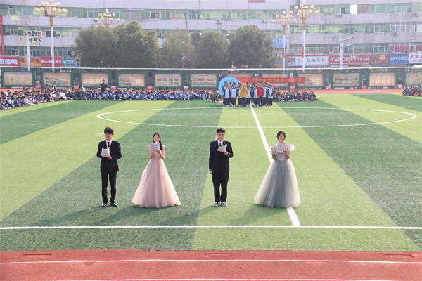 霍邱二中精彩纷呈开幕式运动青春亮金秋