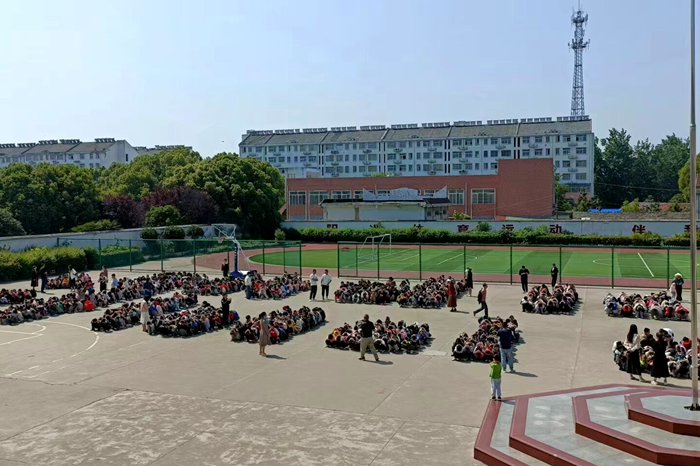 长集镇中心学校:中心小学增强防震意识 保障生命安全_霍邱县人民政府