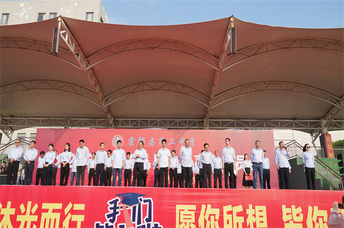 霍邱二中:凝心聚力战高考 热辣滚烫筑梦想