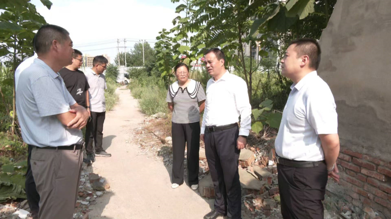 韦能武调研城区征迁工作_霍邱县人民政府