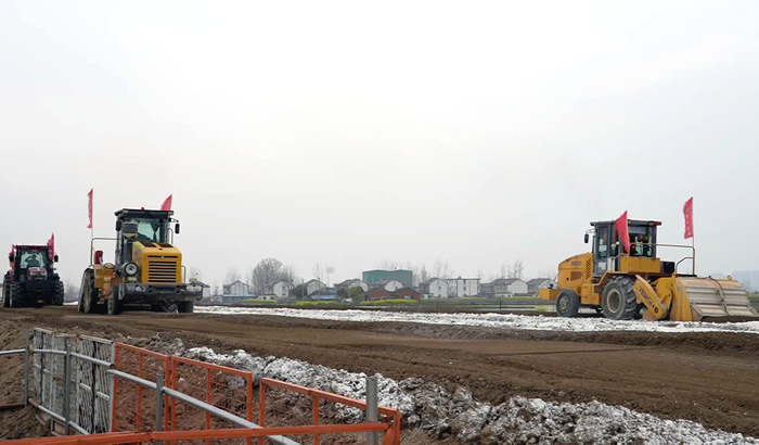 G328霍邱段改建工程加速推进