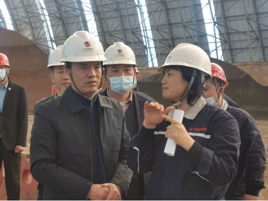 韦能武到六安钢铁控股集团有限公司调研